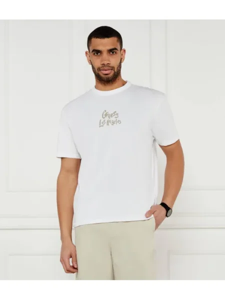 Guess Tricou alb