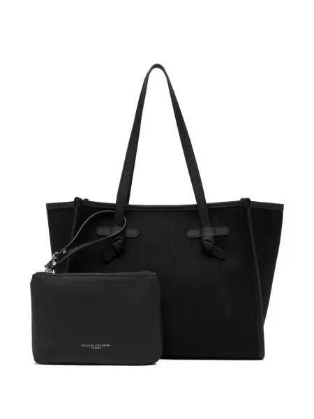 Geantă shopper Gianni Chiarini din piele negru