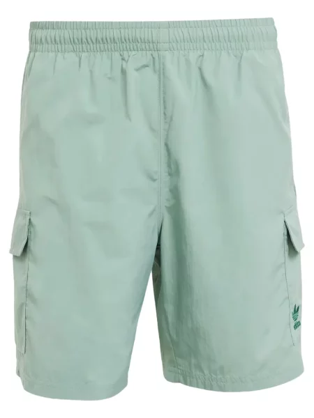 Pantaloni scurți Adidas cu dungi verde