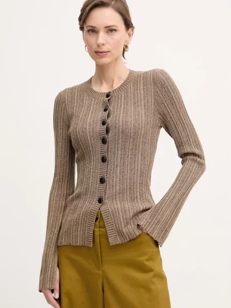 Sisley kardigan brązowy