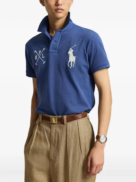 Polo Polo Ralph Lauren με κέντημα μπλε