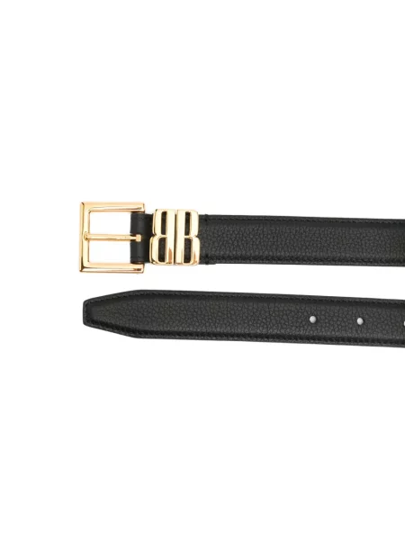 Cu centură curea Balenciaga din piele negru