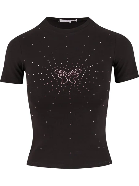 Felicious Tricou roz negru
