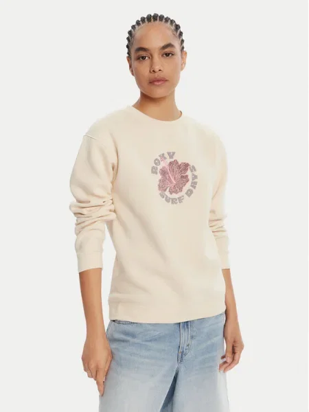 Roxy Pulóver Vl Surf Stoked Hoodie Brushed bézs