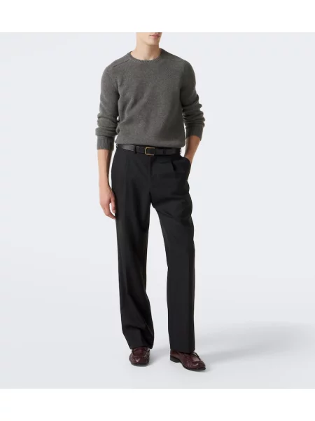 Pulover Saint Laurent de lână gri