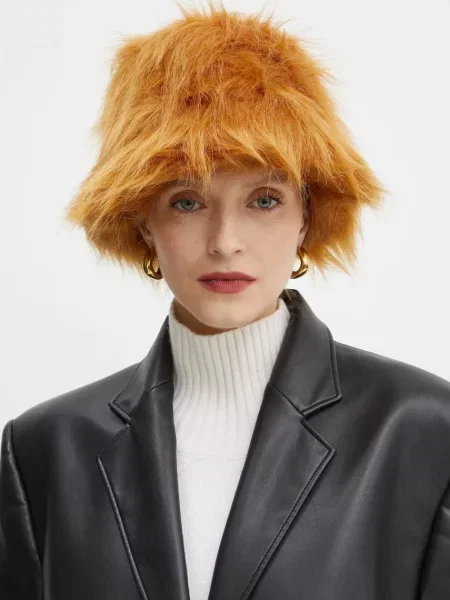 Šešir Ruslan Baginskiy od debelog pletiva smeđa