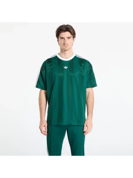 Žakárové tričko Adidas zelené