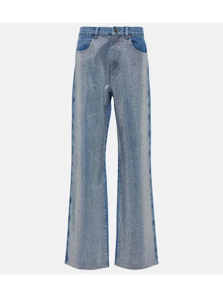 Jeansy Giuseppe Di Morabito z wysoką talią niebieskie