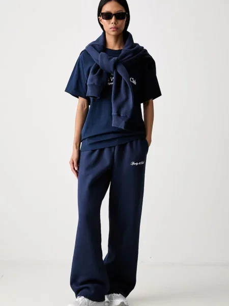 Sporty & Rich H&W Crest t-shirt μπλε