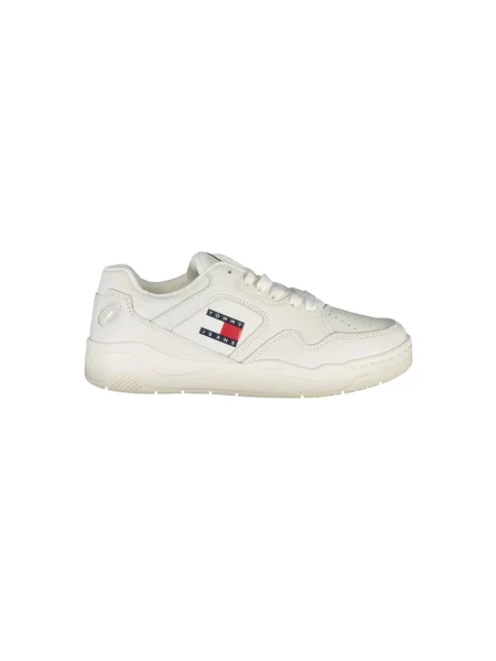 Trampki Tommy Jeans skórzane białe