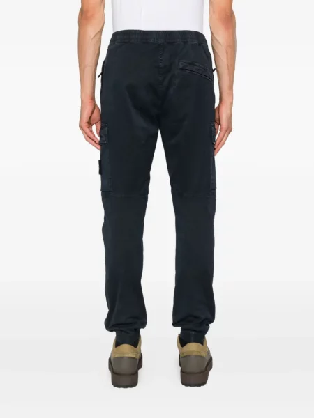Pantaloni cargo Stone Island cu strasuri albastru