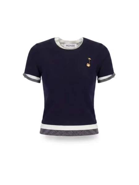 Tricou Monse albastru