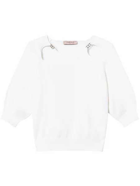 Pulover Twinset alb