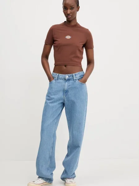 Dickies t-shirt brązowy