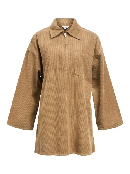 OBJECT Bluză OBJALIMA deschis maro