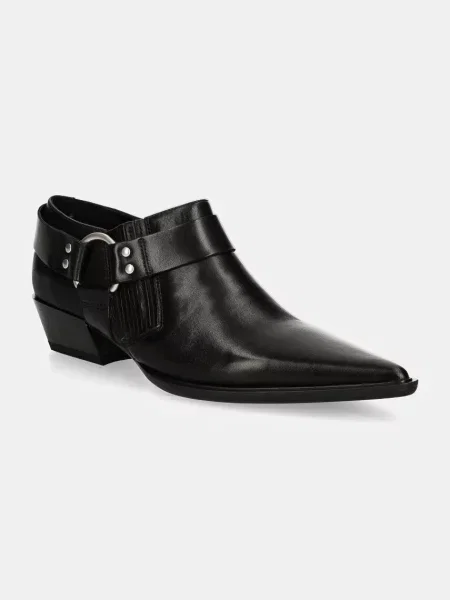 Кожени каубойски ботуши Vagabond Shoemakers CASSIE черно