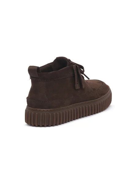 Pantofi Clarks din dantelă maro