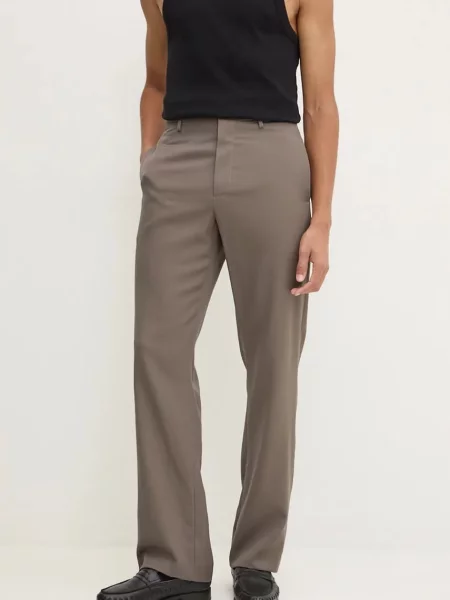 Nanushka pantaloni de lana LOIC