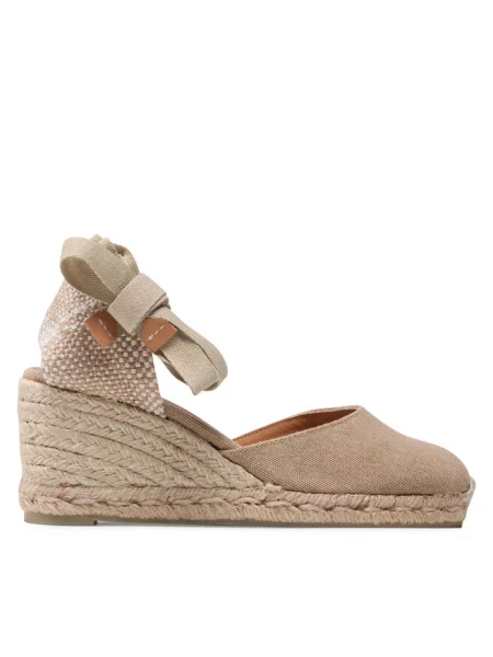 Espadryle Castañer beżowe