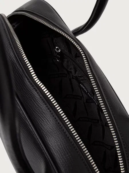 Кожаная сумка через плечо Armani Exchange