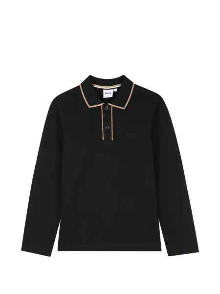 Koszulka polo dziecięca Bosswear czarna