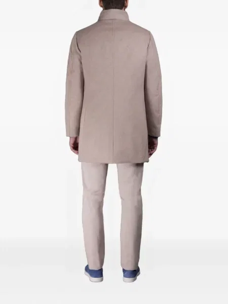 Palton Moorer din cașmir cu un singur rând de nasturi