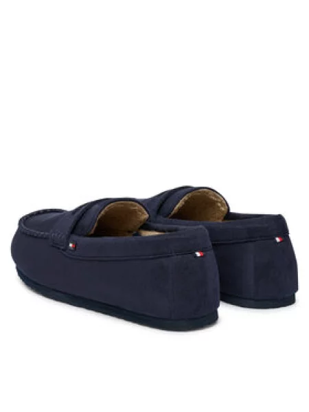 Tommy Hilfiger Naminės šlepetės Hilfiger Driver House Shoe Tamsiai mėlyna