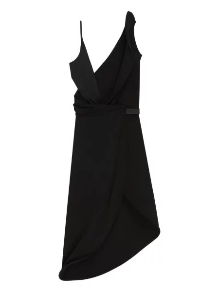 Rochie Courreges din crep de costum negru
