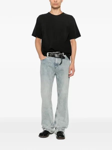 Tricou Antik Denim cu autograf negru