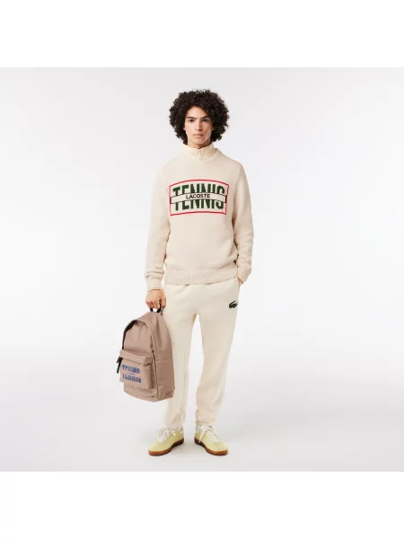 Sweter Lacoste biały