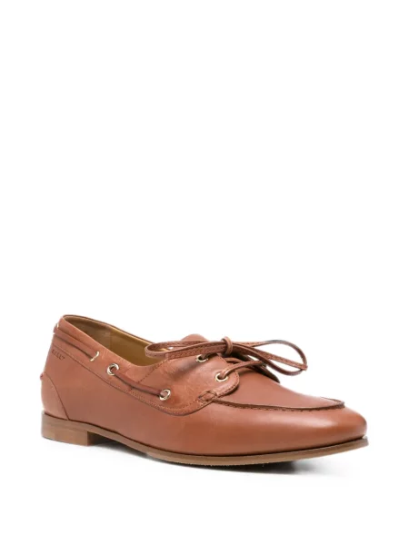 Pantofi derby Bally cu șireturi din piele maro
