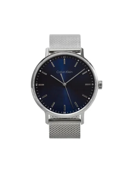 Calvin Klein Analógové hodinky námornícka / strieborná modrá