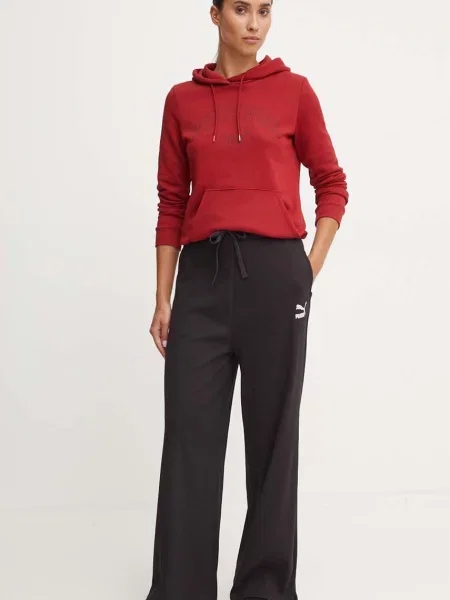 Спортивні штани Puma однотонні чорний