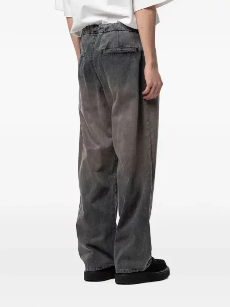 Pantaloni Maison Mihara Yasuhiro cu model herringbone gri