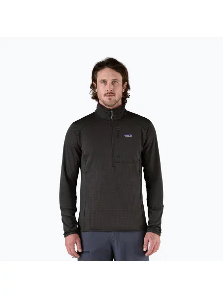 Флісова кофта Patagonia R1 black чорна