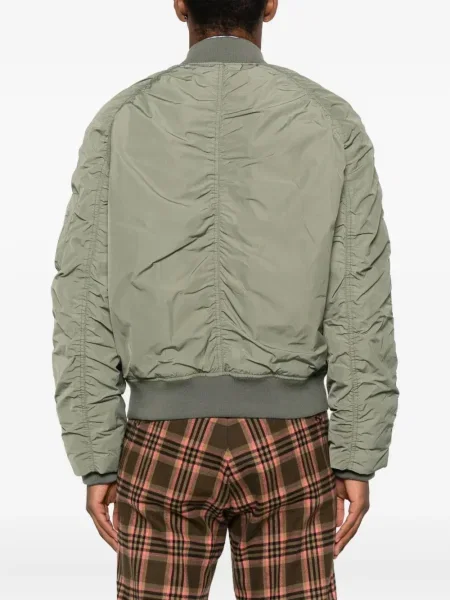 Яке тип бомбър Moschino с волани зелено