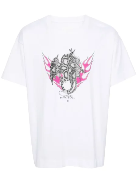 Tricou Givenchy cu imagine alb