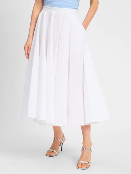Gant spódnica midi Kobiety jednolity 34 biały