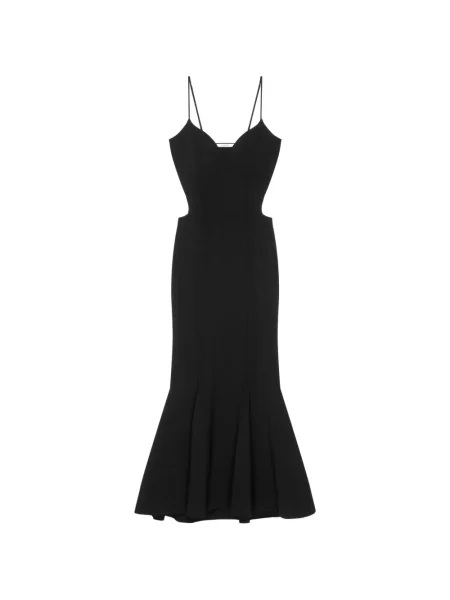 Lung rochie Givenchy tricotate negru