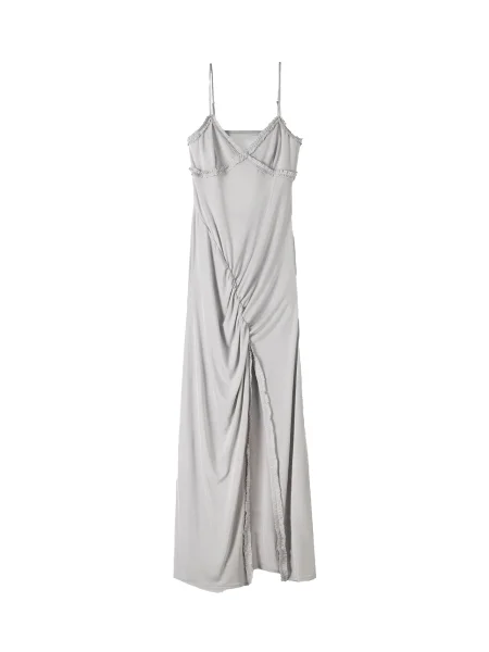 Bershka Rochie argintiu gri