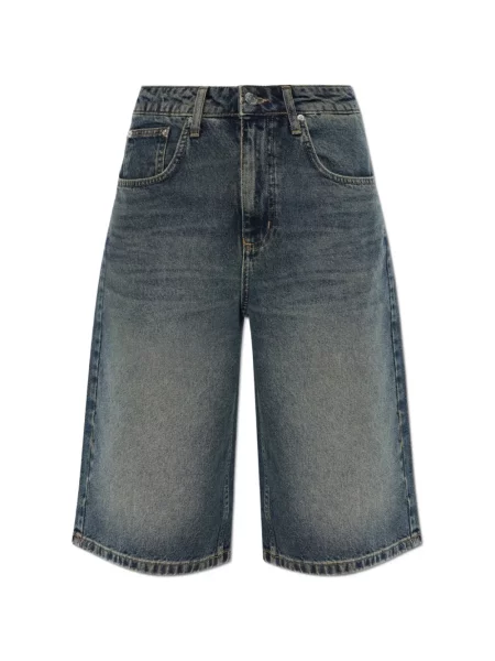 Pantaloni scurți din denim Gestuz albastru