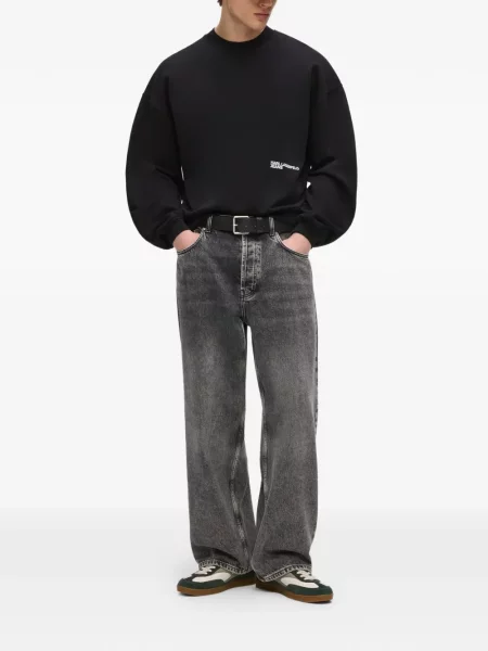 Hanorac Karl Lagerfeld Jeans cu imagine negru