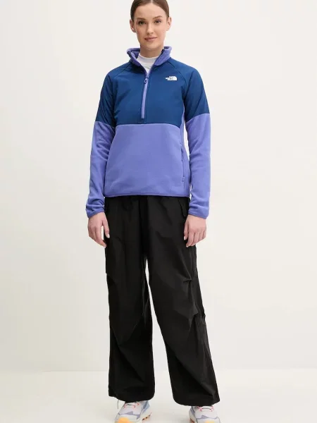 Športni pulover The North Face Glacier Heavyweight vijolična