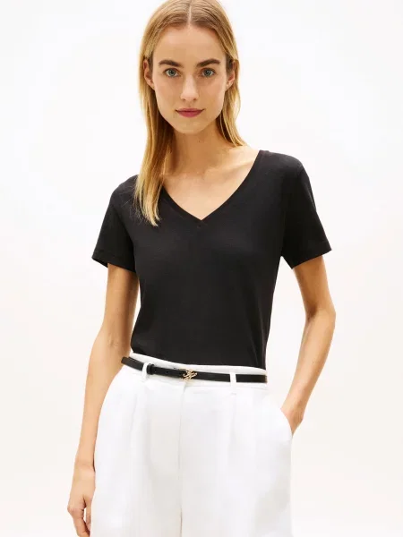TOMMY HILFIGER Tricou negru