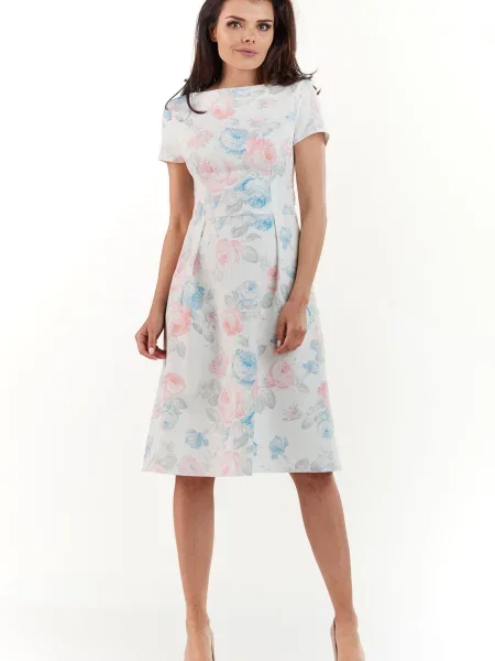 Рокля Infinite You сиво