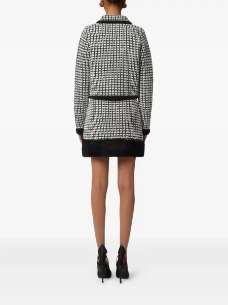 Fustă Nina Ricci tricotate negru