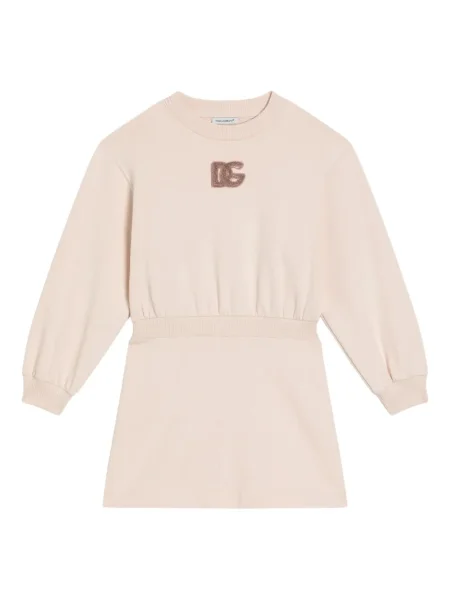 Sukienka dziecięca Dolce And Gabbana różowa