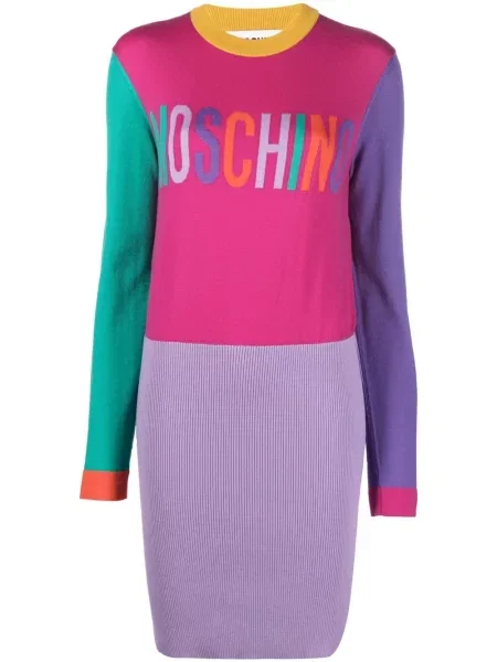 Rochie Moschino tricotate de costum roz