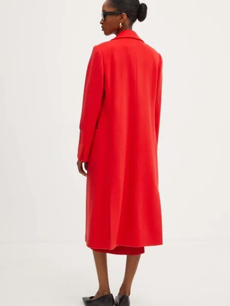 MAX&Co. palton de lana rosu de tranzitie roșu