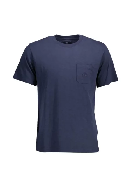 Tricou La Martina cu broderie albastru